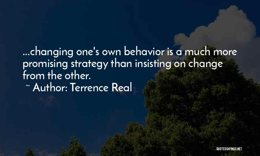 Promising To Change Quotes By Terrence Real