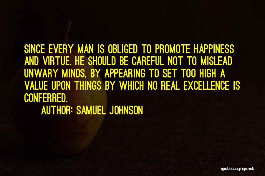 Promote Happiness Quotes By Samuel Johnson