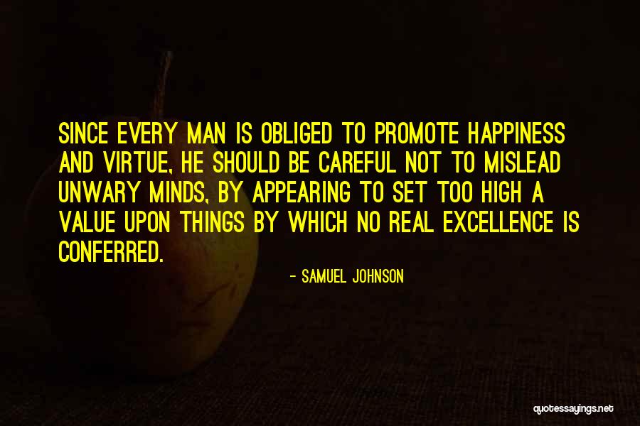 Promote Happiness Quotes By Samuel Johnson