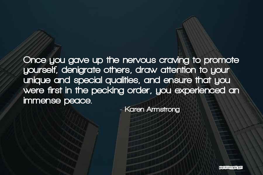 Promote Peace Quotes By Karen Armstrong