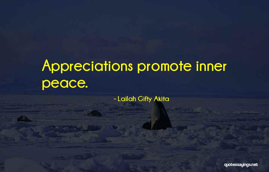 Promote Peace Quotes By Lailah Gifty Akita