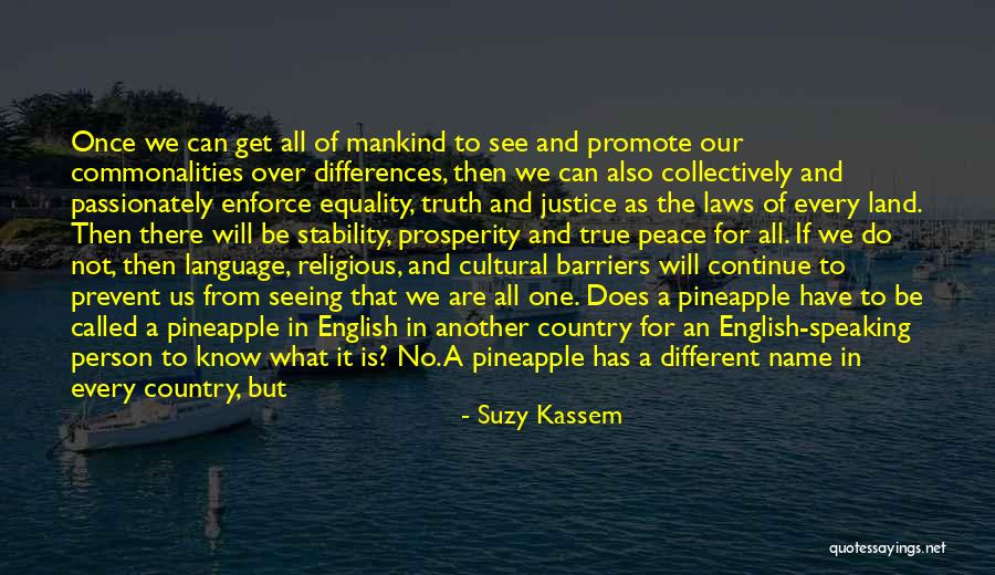 Promote Peace Quotes By Suzy Kassem