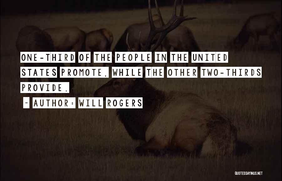 Promote Quotes By Will Rogers