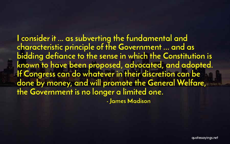 Promote The General Welfare Quotes By James Madison Promote The General Welfare Quotes By James Madison