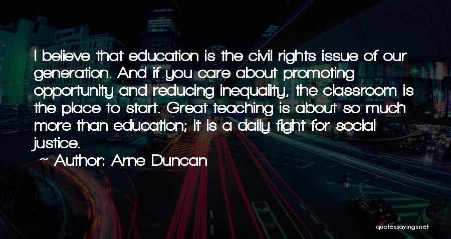 Promoting Education Quotes By Arne Duncan