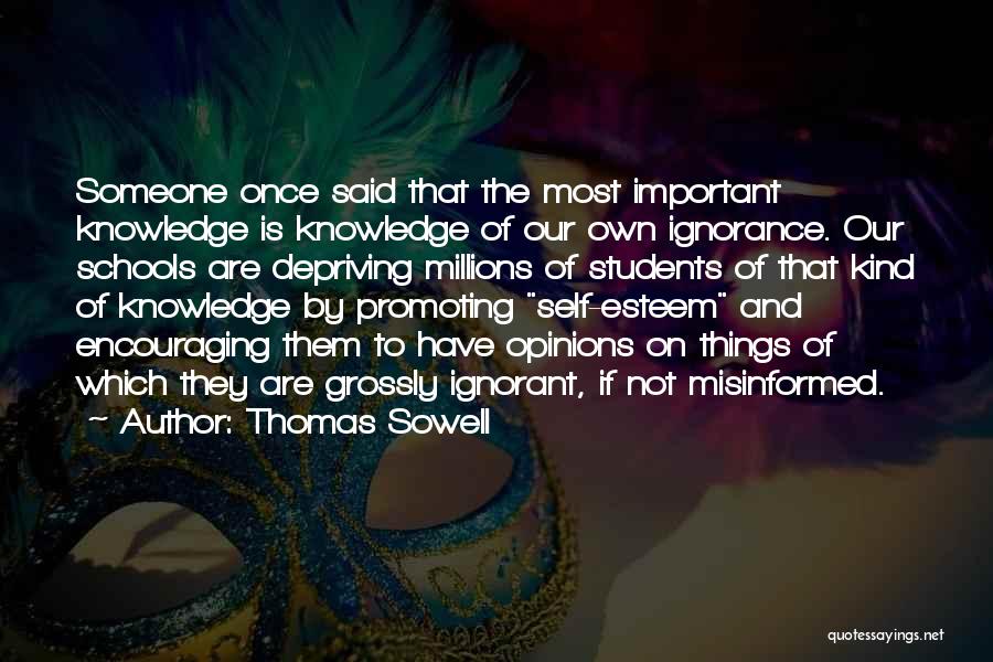 Promoting Education Quotes By Thomas Sowell