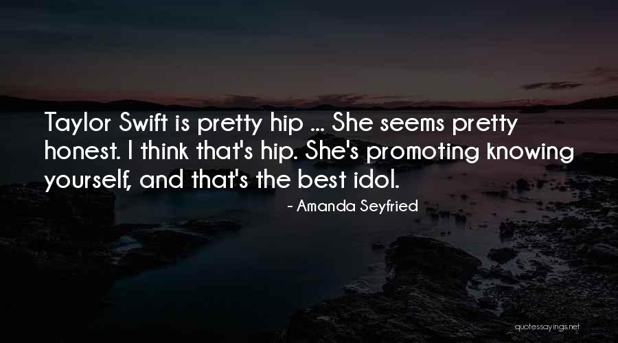 Promoting Yourself Quotes By Amanda Seyfried