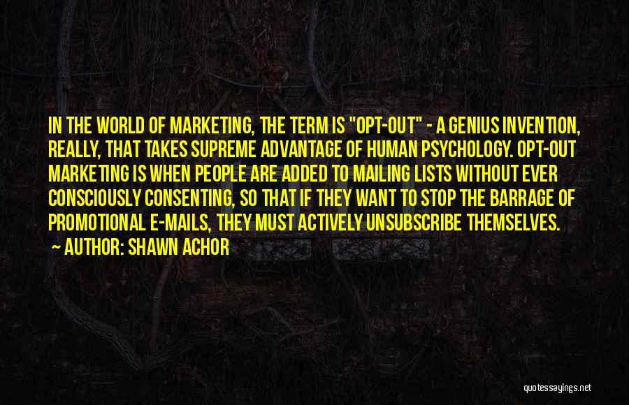 Promotional Marketing Quotes By Shawn Achor