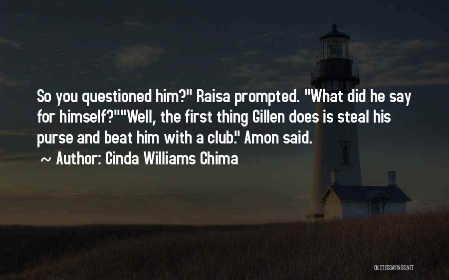 Prompted Quotes By Cinda Williams Chima