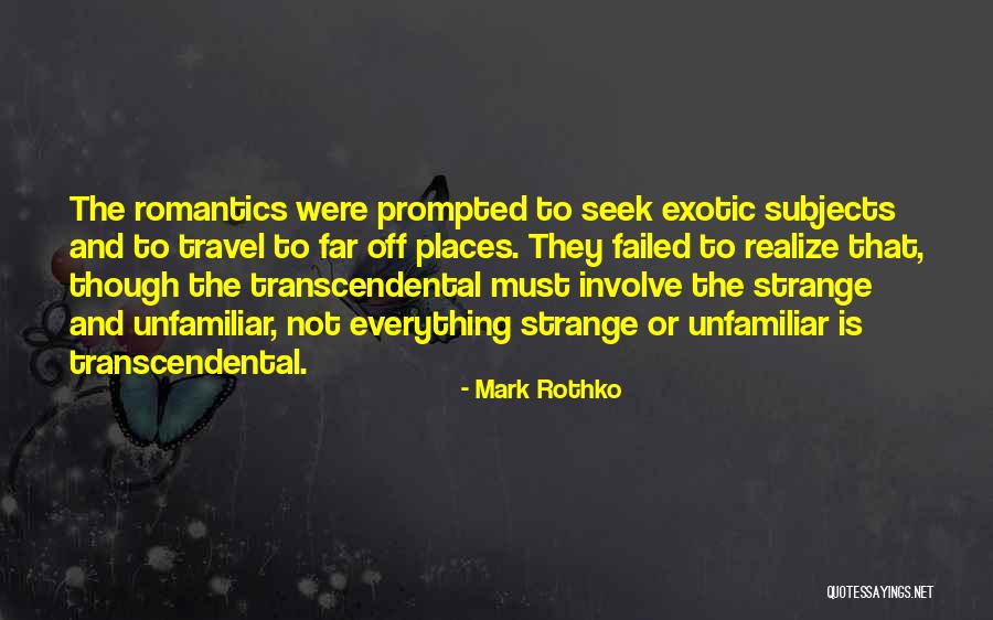 Prompted Quotes By Mark Rothko