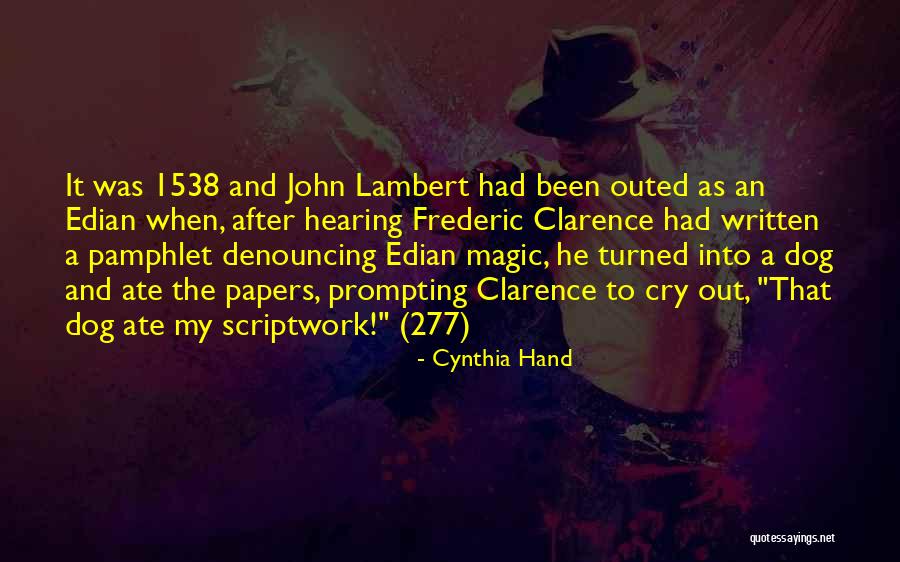 Prompting Quotes By Cynthia Hand Prompting Quotes By Cynthia Hand