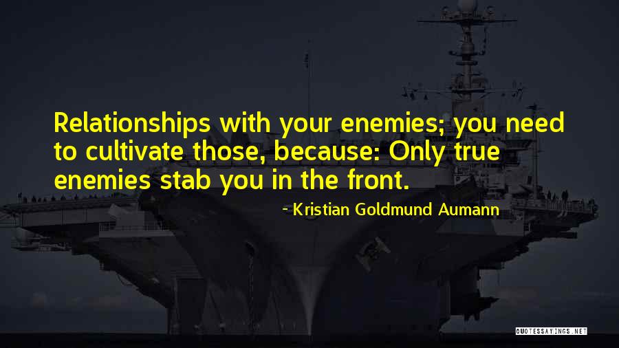 Pronouncement Synonym Quotes By Kristian Goldmund Aumann