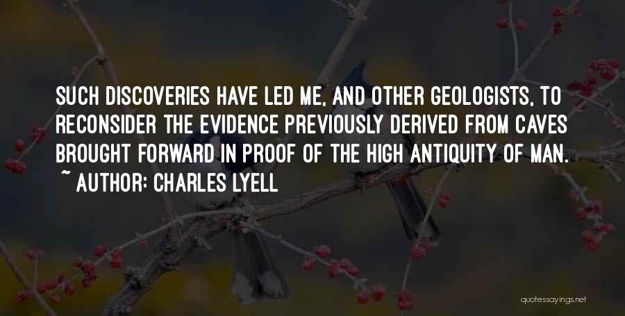 Proof And Evidence Quotes By Charles Lyell