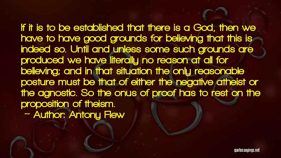 Proof There Is A God Quotes By Antony Flew