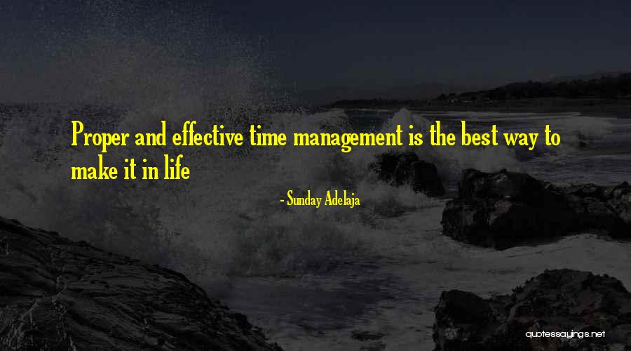 Proper Money Management Quotes By Sunday Adelaja