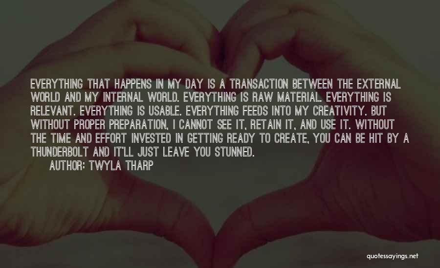 Proper Preparation Quotes By Twyla Tharp