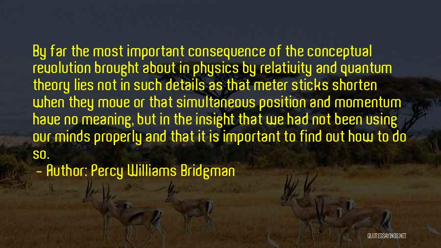 Properly Using Quotes By Percy Williams Bridgman