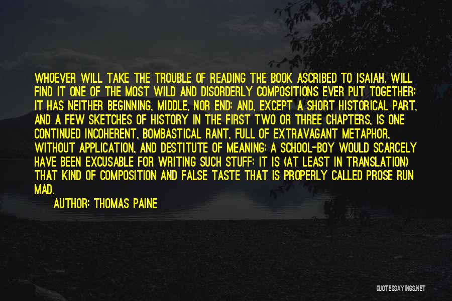 Properly Writing Quotes By Thomas Paine