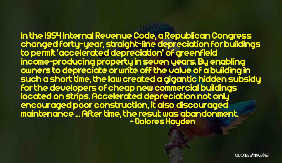 Property Developers Quotes By Dolores Hayden