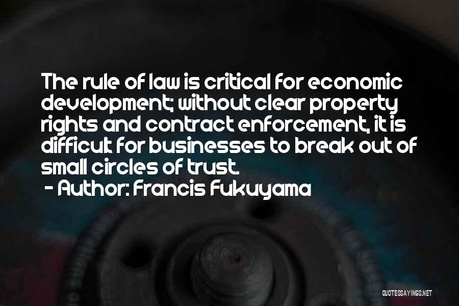 Property Development Quotes By Francis Fukuyama