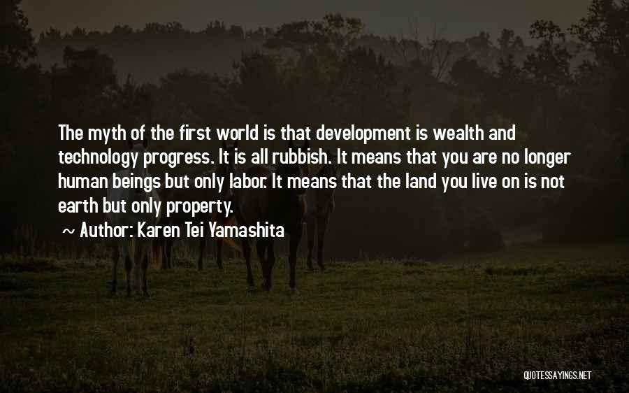 Property Development Quotes By Karen Tei Yamashita