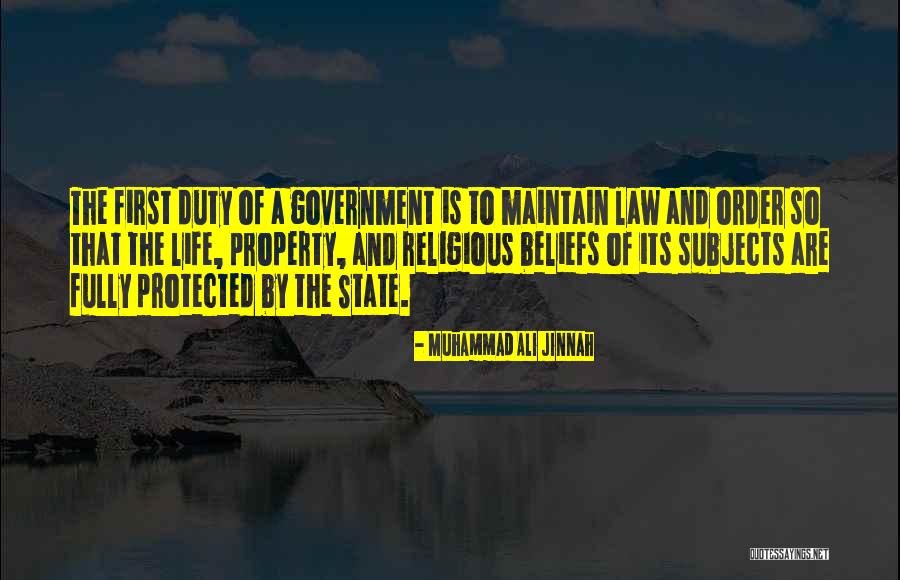 Property Quotes By Muhammad Ali Jinnah