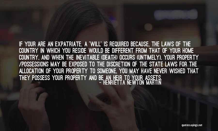 Property You Quotes By Henrietta Newton Martin Property You Quotes By Henrietta Newton Martin