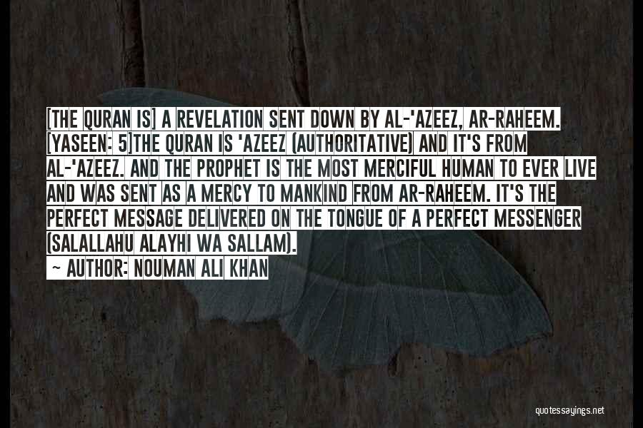 Prophet Muhammad In Quran Quotes By Nouman Ali Khan