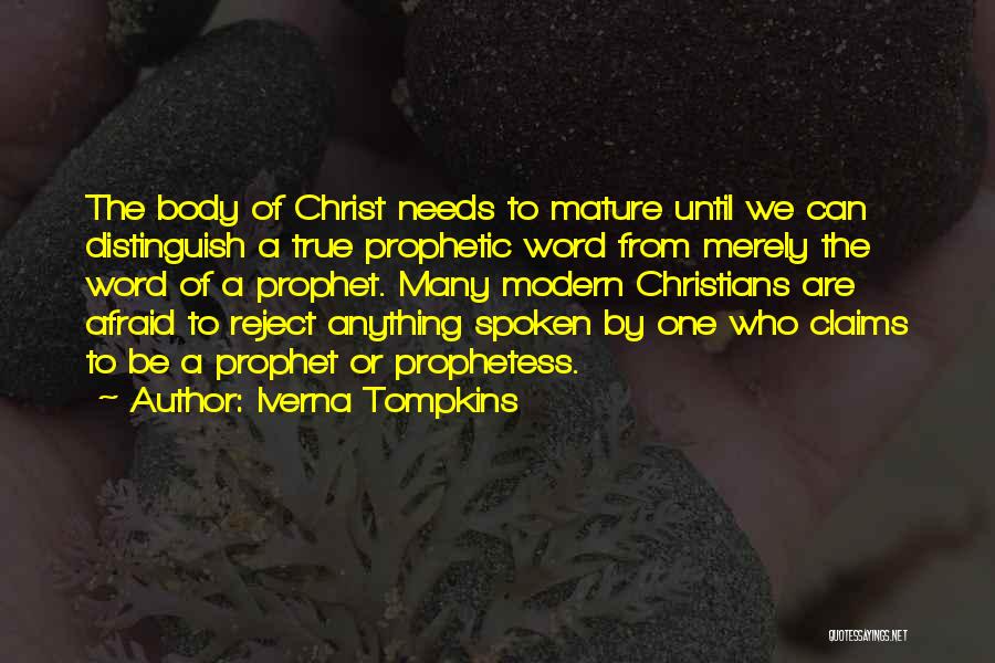 Prophetic Word Quotes By Iverna Tompkins