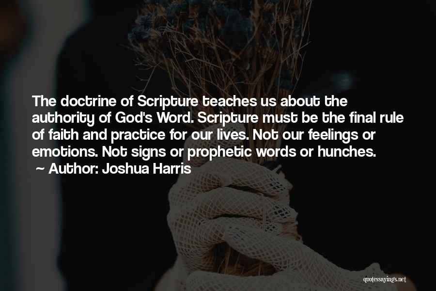 Prophetic Word Quotes By Joshua Harris