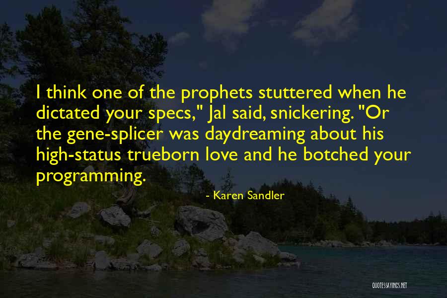 Prophets Quotes By Karen Sandler