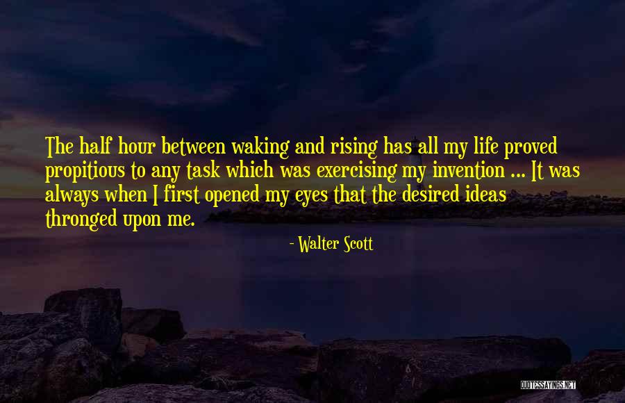 Propitious Quotes By Walter Scott Propitious Quotes By Walter Scott