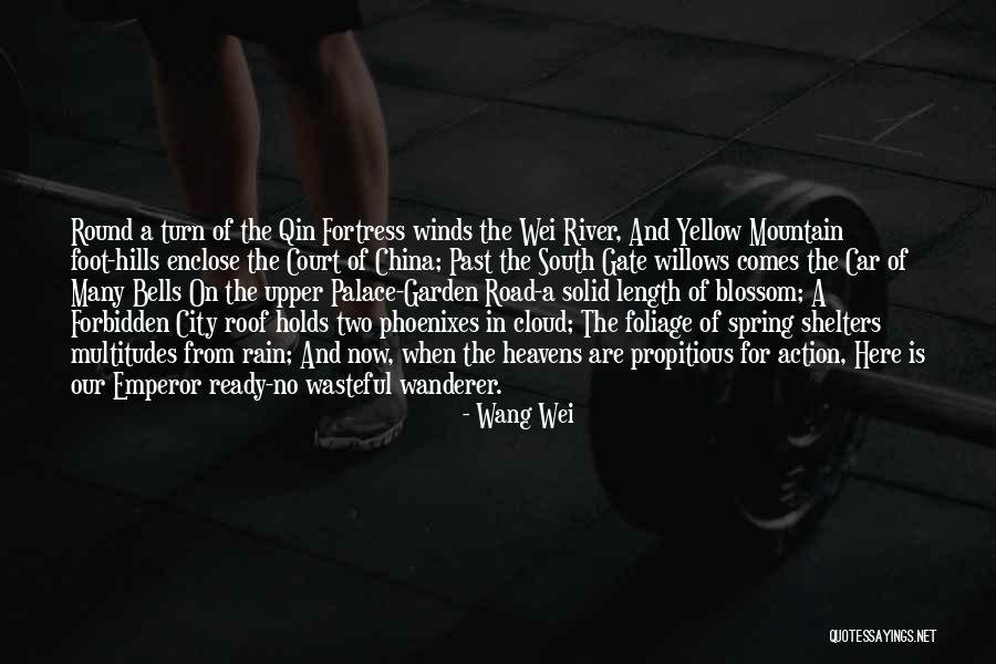 Propitious Quotes By Wang Wei Propitious Quotes By Wang Wei