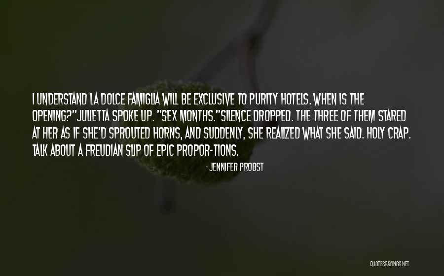 Propor Quotes By Jennifer Probst Propor Quotes By Jennifer Probst