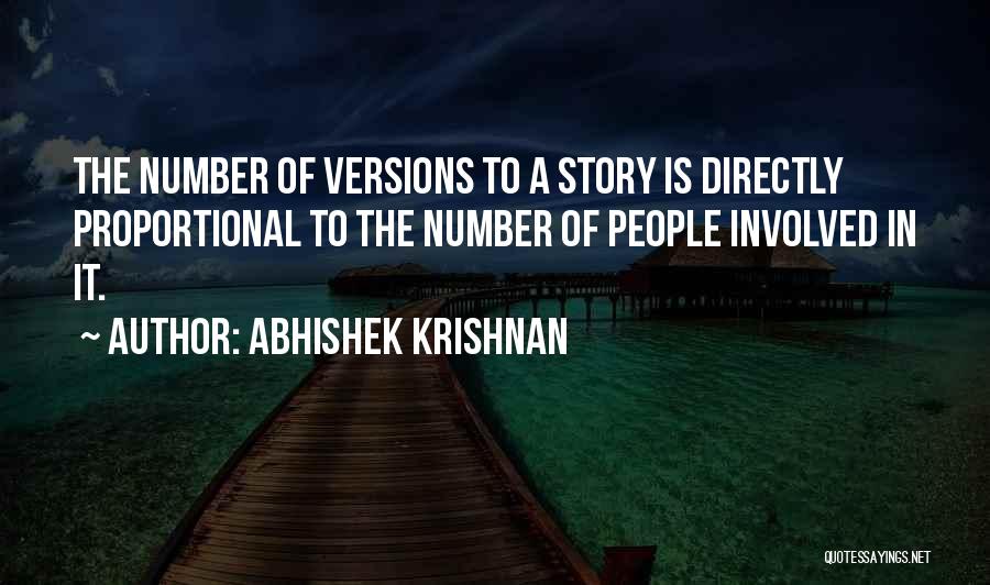 Proportional Quotes By Abhishek Krishnan