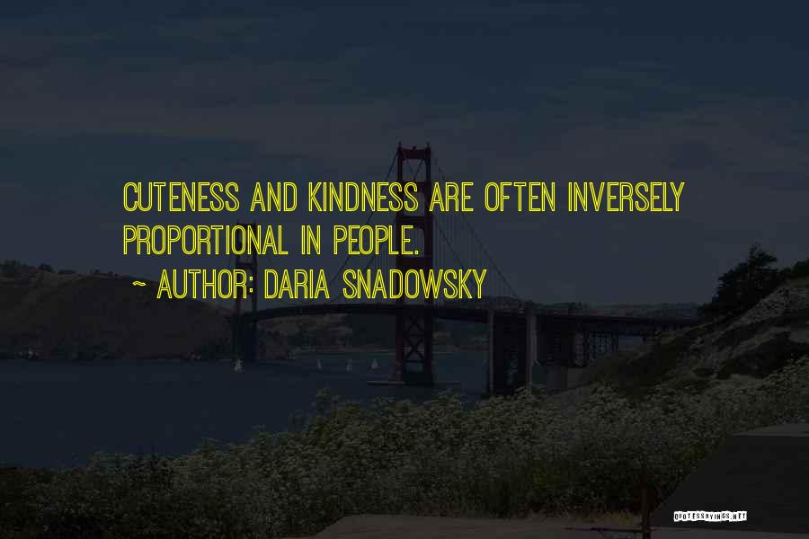 Proportional Quotes By Daria Snadowsky