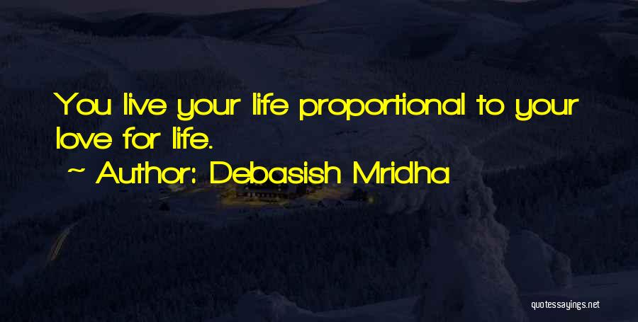 Proportional Quotes By Debasish Mridha