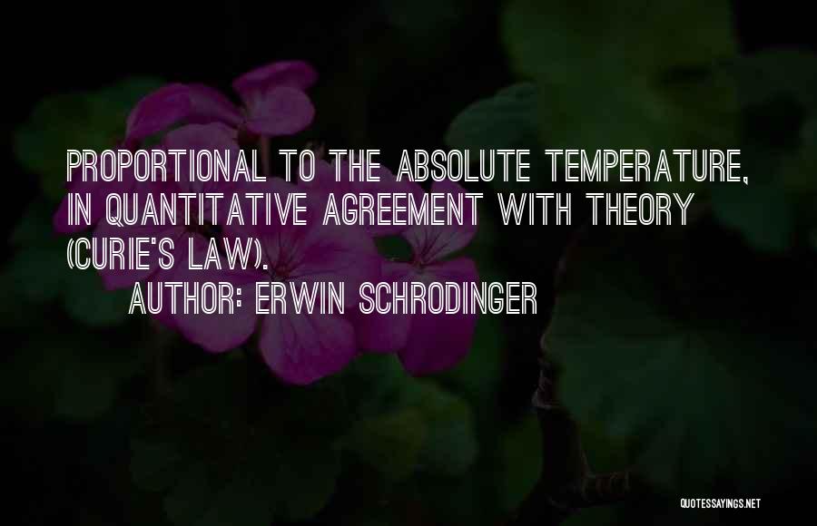 Proportional Quotes By Erwin Schrodinger