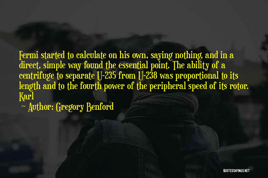 Proportional Quotes By Gregory Benford