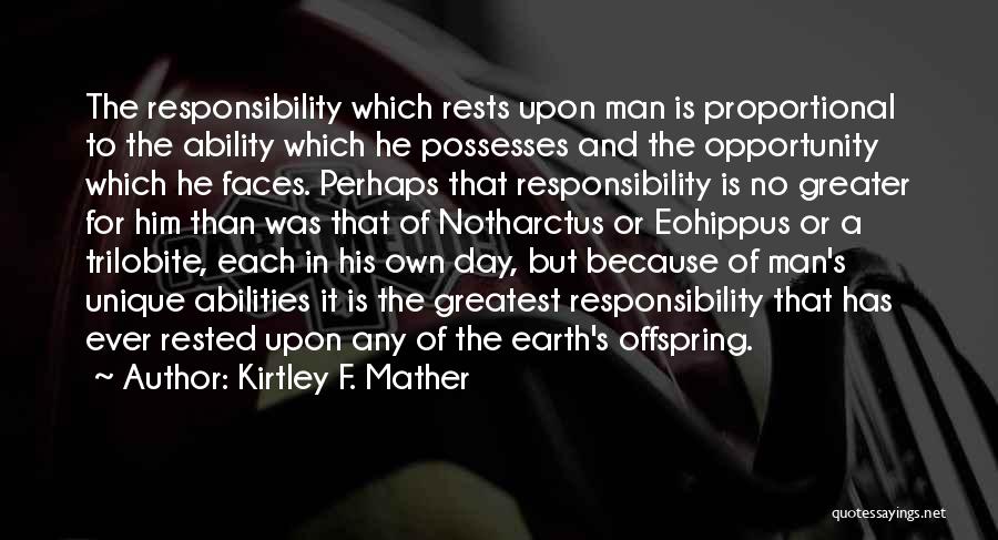 Proportional Quotes By Kirtley F. Mather