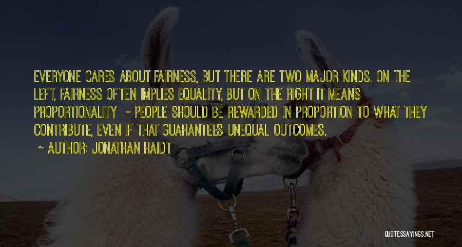 Proportionality Quotes By Jonathan Haidt