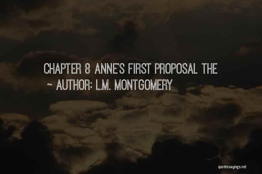 Proposal Quotes By L.M. Montgomery