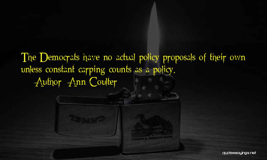 Proposals Quotes By Ann Coulter