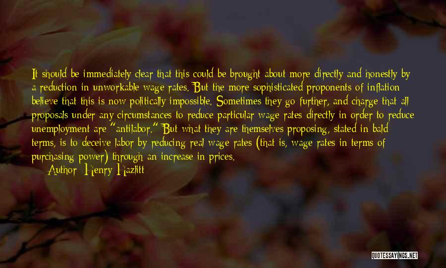 Proposals Quotes By Henry Hazlitt