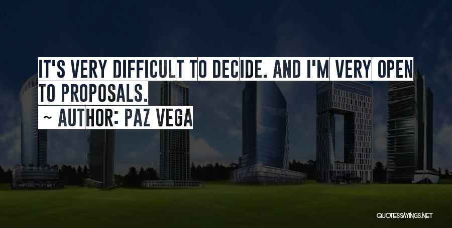 Proposals Quotes By Paz Vega