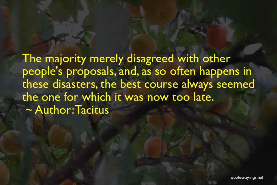 Proposals Quotes By Tacitus