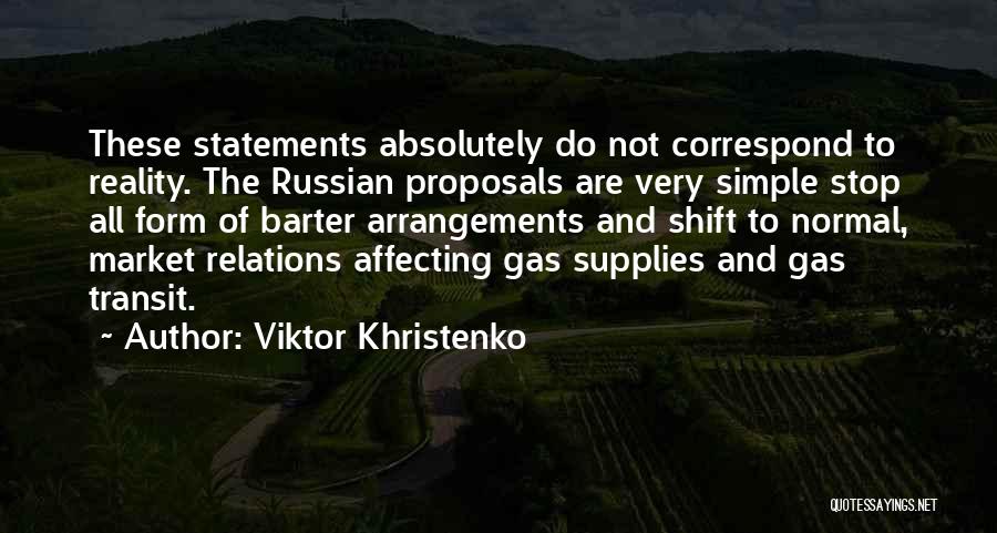 Proposals Quotes By Viktor Khristenko