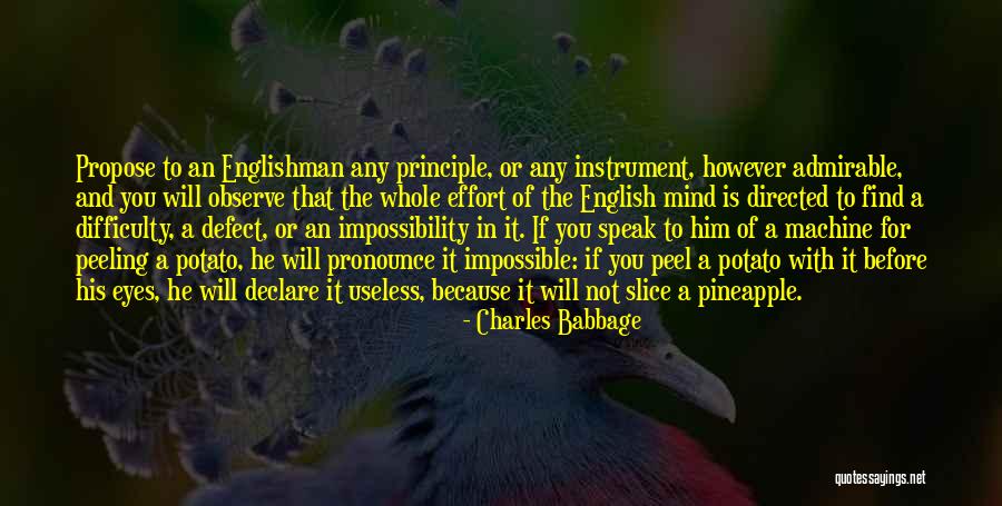 Propose Quotes By Charles Babbage Propose Quotes By Charles Babbage