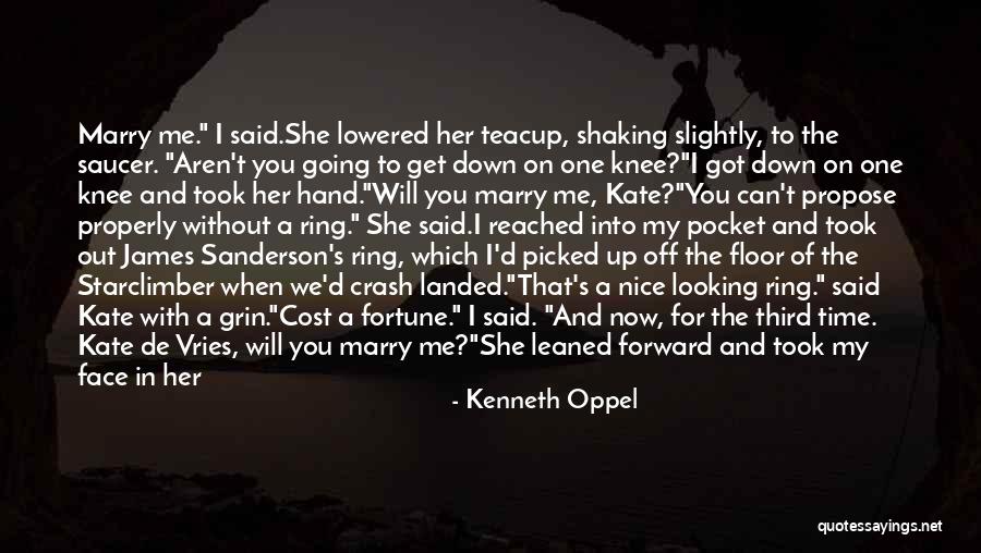 Propose Ring Quotes By Kenneth Oppel