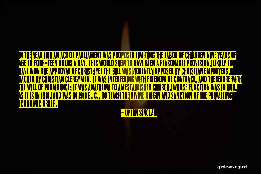 Proposed Order Quotes By Upton Sinclair Proposed Order Quotes By Upton Sinclair